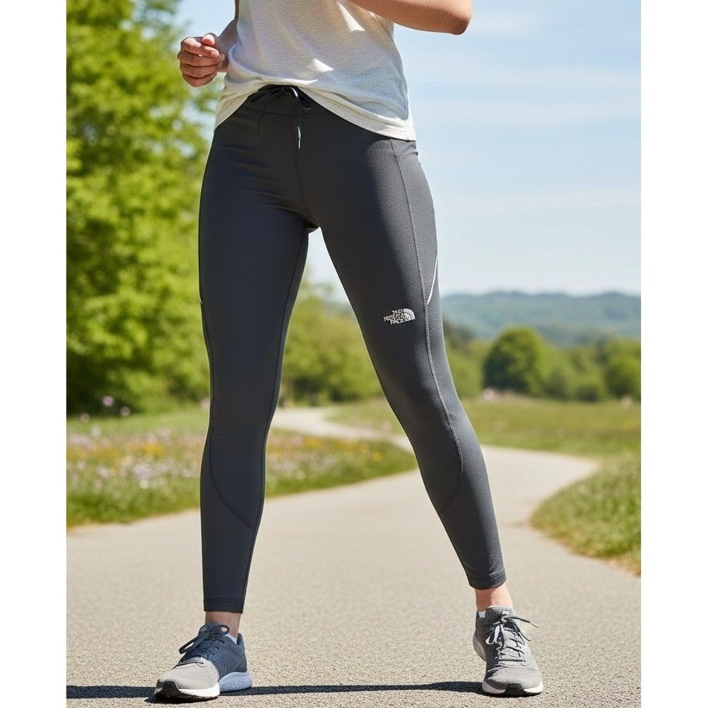 The North Face Leggings Womens SP Flight Series Black Running Athletic Zip Ankle